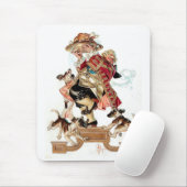 ヴィンテージアート感謝祭ギフト マウスパッド (マウス)