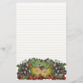 ヴィンテージアート文房具が並ぶ 便箋 (正面)