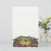 ヴィンテージアート文房具が並ぶ 便箋 (スタンド正面)