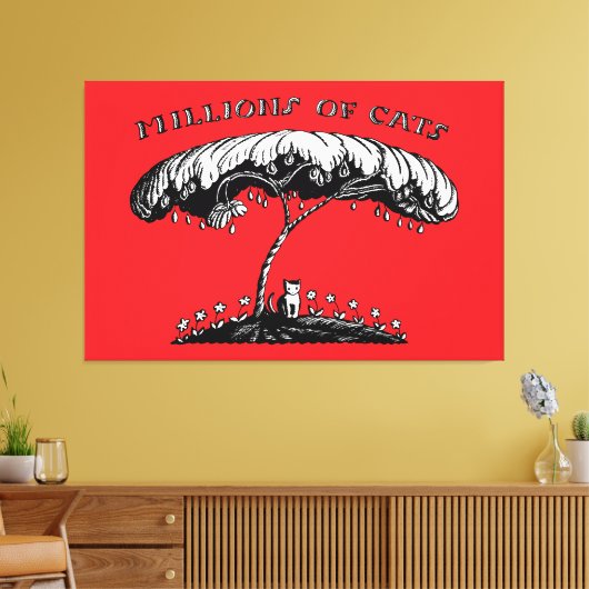 ヴィンテージアート百万匹の猫ワンダGag 1928 キャンバスプリント (インサイチュ (リビング))