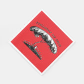 ヴィンテージアート百万匹の猫ワンダGag 1928 スタンダードランチョンナプキン (角)