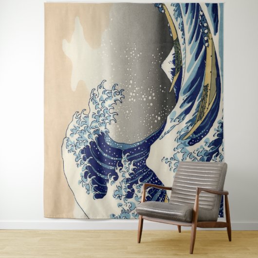 ヴィンテージアート素晴らしが神奈川の波 タペストリー (インサイチュ)