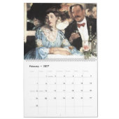 ヴィンテージアート2010 カレンダー (2月 2027)