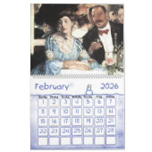 ヴィンテージアート2011 カレンダー (2月 2026)