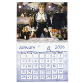 ヴィンテージアート2011 カレンダー (1月 2026)