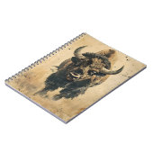 ヴィンテージアート・オブ・ザ・ビソン ノートブック (左側)