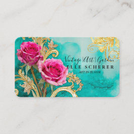 ヴィンテージアート&ガーデンインスパイア名刺 名刺