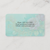 ヴィンテージアート&ガーデンインスパイア名刺 名刺 (裏面)