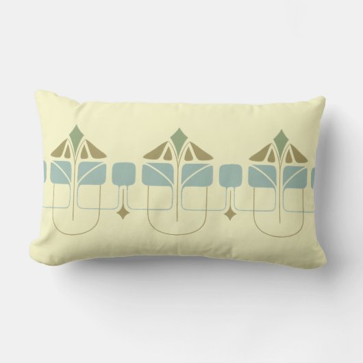 ヴィンテージアート&クラフツフリーズ ランバークッション (正面)