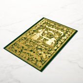 ヴィンテージアート&クラフトガールズバナークリスマス 箔シーズンカード (回転した状態)