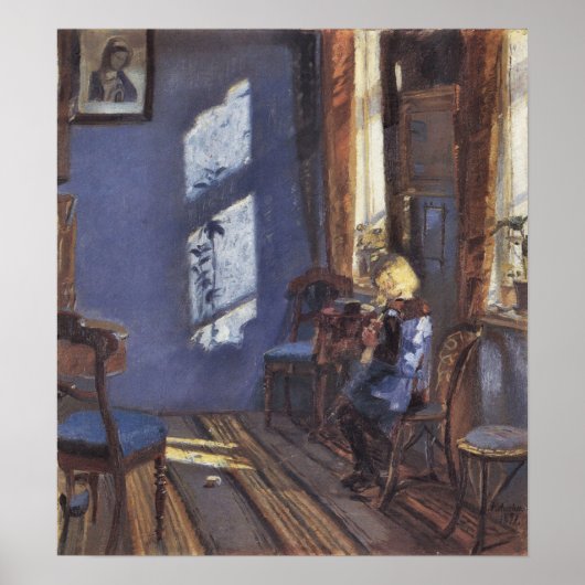 ヴィンテージアート、サンシャインザブルールームby Ancher ポスター (正面)