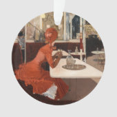 ヴィンテージアート – ザカフェ- Fernand Lungren オーナメント (正面)