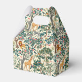 ヴィンテージアート，シマウマのキリン，フラミンゴ，鳥，リオ フェイバーボックス (裏面サイド)