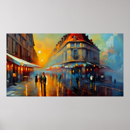 ヴィンテージアート・フランス旧 ポスター (正面)