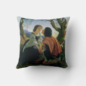 ヴィンテージアート、夕暮れの恋人たち、ジョセフ・ノエル・パトン卿 クッション (裏面)