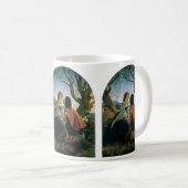 ヴィンテージアート、夕暮れの恋人たち、ジョセフ・ノエル・パトン コーヒーマグカップ (正面右)
