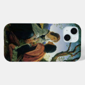 ヴィンテージアート、夕暮れの恋人たち、ジョセフ・ノエル・パトン Case-Mate iPhoneケース (裏面 (横))