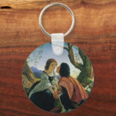 ヴィンテージアート、恋人たちデュスク、ジョセフ・ノールパトン卿 キーホルダー (裏面)