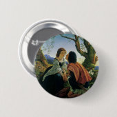 ヴィンテージアート、恋人たちデュスク、ジョセフ・ノールパトン卿 缶バッジ (正面&裏面)