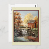 ヴィンテージアート – B.ミッチェル ポストカード (正面/裏面)