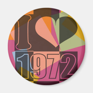 ヴィンテージアート – I love (ハート) 1972 – マグネット