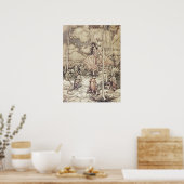 ヴィンテージアートbyアーサー・ラッカム ポスター (キッチン)