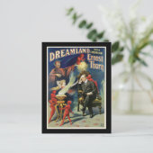 ヴィンテージアーネスト・ソーンマジシャン・ポスター ポストカード (スタンド正面)