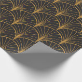 ヴィンテージアールデコのシームレスなパターン。幾何学模様 ラッピングペーパー (角)