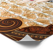 ヴィンテージアールデコの女性のウィンドウ ポスター (角)