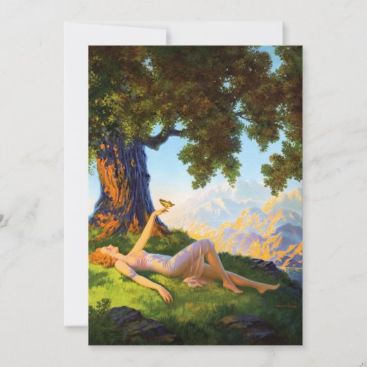 ヴィンテージアールデコの蝶 カード (正面)