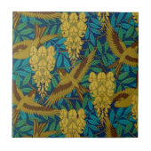 ヴィンテージアールデコの鳥葉と タイル (正面)