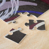 ヴィンテージアールデコのS.チョンプレ服飾の女性 ジグソーパズル (側面)