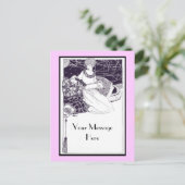 ヴィンテージアールデコはがき ポストカード (スタンド正面)