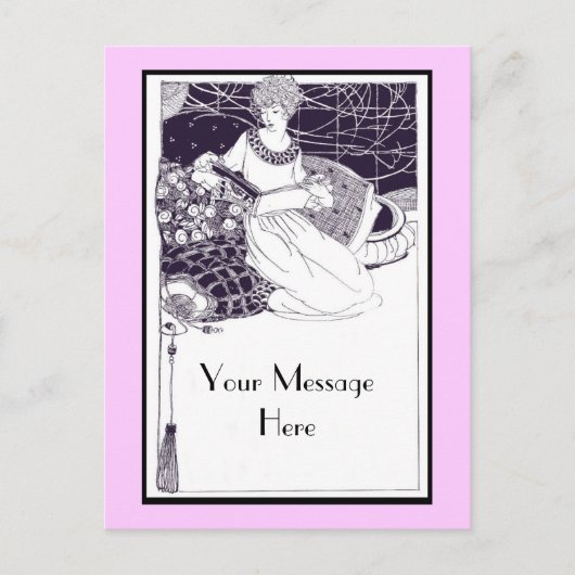 ヴィンテージアールデコはがき ポストカード (正面)