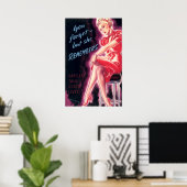 ヴィンテージアールデコアンチ噂プロパガンダ ポスター (ホームオフィス)