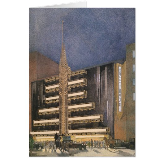 ヴィンテージアールデコアーキテクチャ、NYCでの建物 (正面)