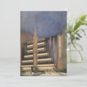 ヴィンテージアールデコアーキテクチャ、NYCでの建物 (スタンド正面)