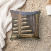 ヴィンテージアールデコアーキテクチャ、NYCでの建物 クッション (ブランケット)