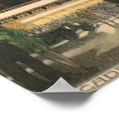 ヴィンテージアールデコアーキテクチャ、NYCでの建物 ポスター (角)