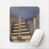 ヴィンテージアールデコアーキテクチャ、NYCでの建物 マウスパッド (マウス)