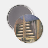 ヴィンテージアールデコアーキテクチャ、NYCでの建物 マグネット (正面/裏面)