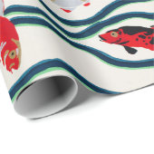 ヴィンテージアールデコアールヌーボー模様 ラッピングペーパー (ロールコーナー)