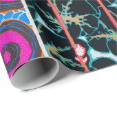 ヴィンテージアールデコアールヌーボー模様 ラッピングペーパー (ロールコーナー)