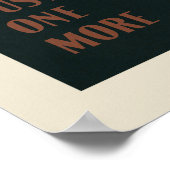 ヴィンテージアールデコエスプレッソマルティーニ飲むナマケモノ ポスター (角)