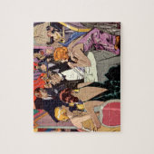 ヴィンテージアールデコカクテルパーティーアットナイトクラブ ジグソーパズル (縦)