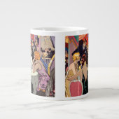 ヴィンテージアールデコカクテルパーティーアットナイトクラブ ジャンボコーヒーマグカップ (正面)