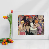 ヴィンテージアールデコカクテルパーティーアットナイトクラブ ポスター