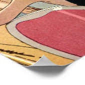 ヴィンテージアールデコカクテルパーティーアットナイトクラブ ポスター (角)