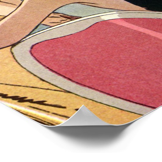 ヴィンテージアールデコカクテルパーティーアットナイトクラブ ポスター (角)