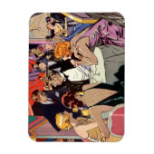 ヴィンテージアールデコカクテルパーティーアットナイトクラブ マグネット (縦)